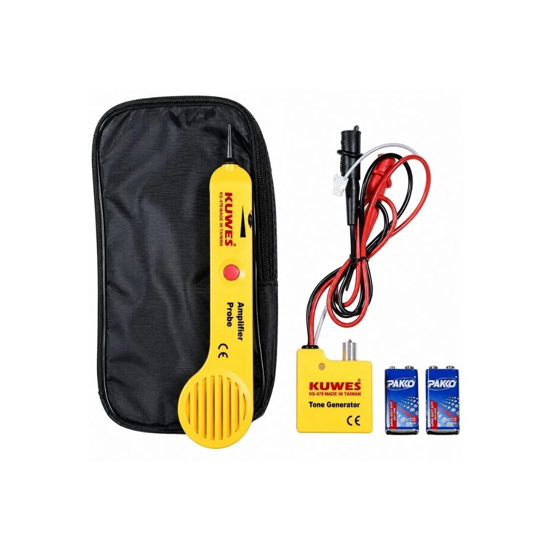 KUWES Cable Tacker with Tone Generator & Probe Kit KS-470