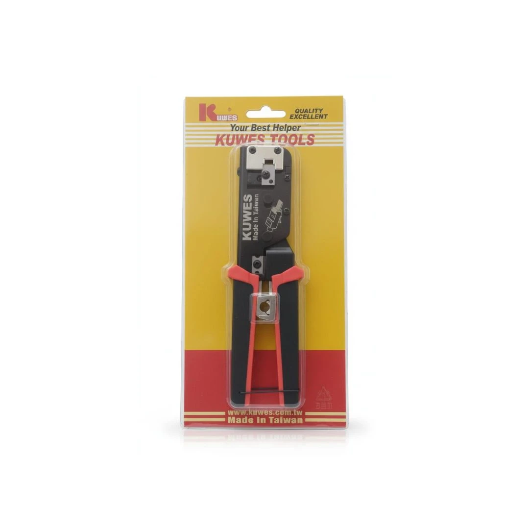 KUWES EZ Pass-Through Crimping Tool for CAT6A & EZ CAT7 Connectors
