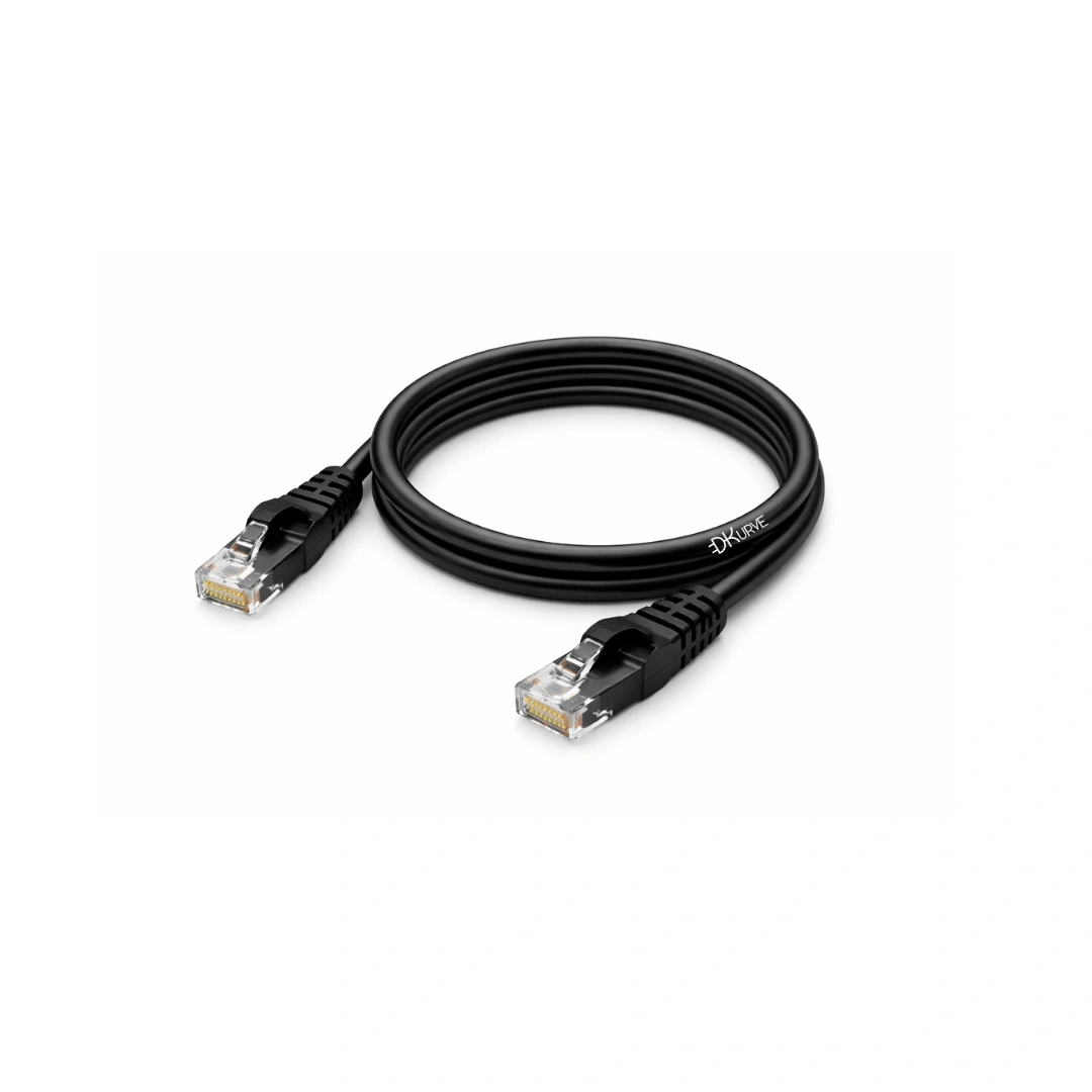 CAT6 Patch Cable 24AWG Full Copper BLACK – 0.5m to 10m