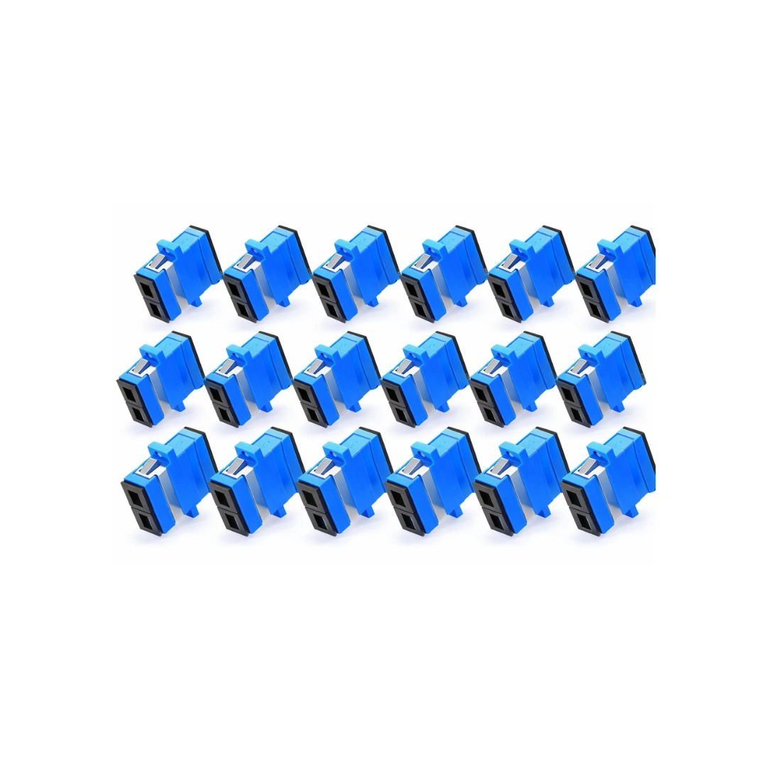 DKURVE® SC to SC Duplex Single Mode Fiber Coupler – Pack of 25