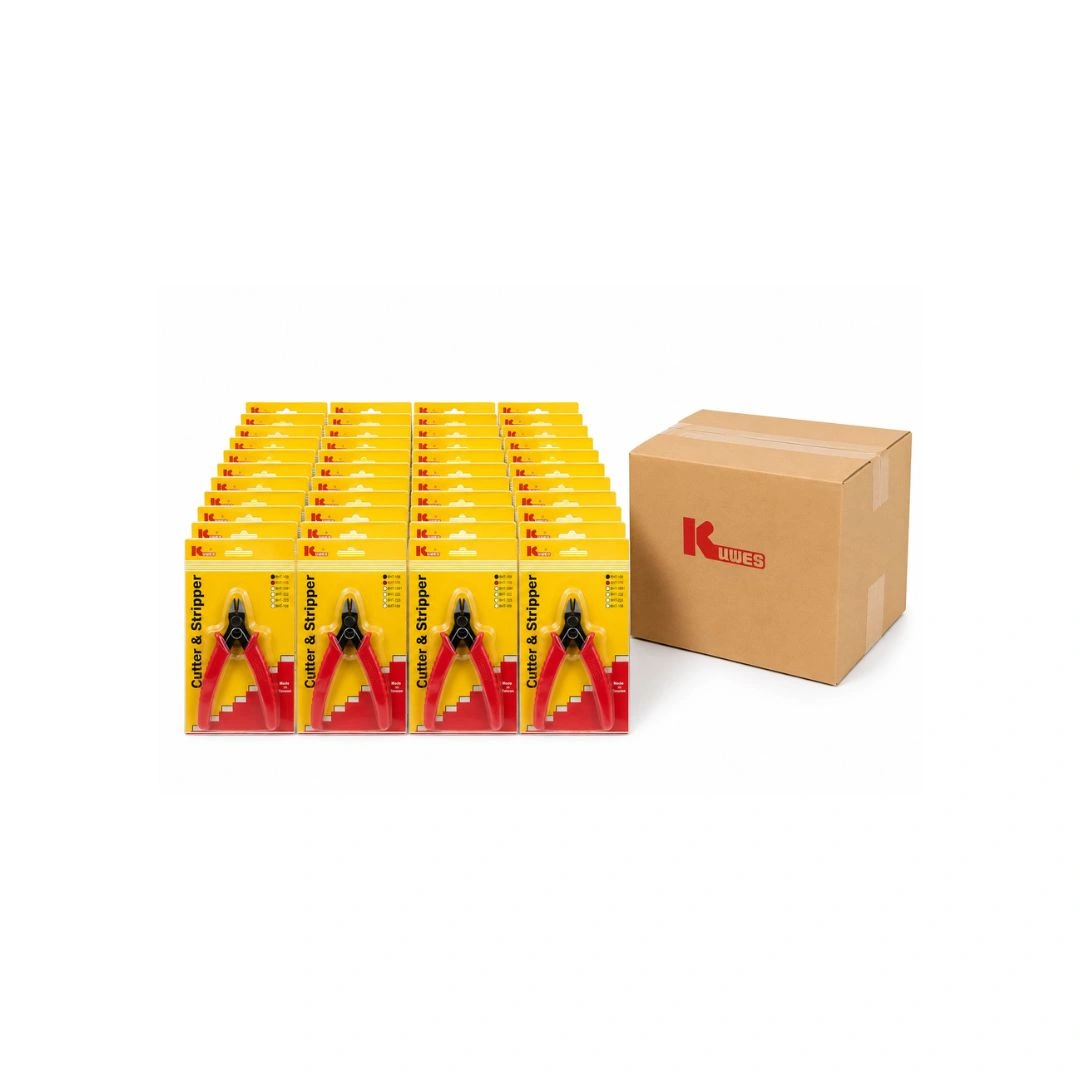 KUWES BHT-110 Cutter & Stripper Tool – Bulk Pack of 48 PCS | Network Cable Cutting & Stripping Tool | Made in Taiwan