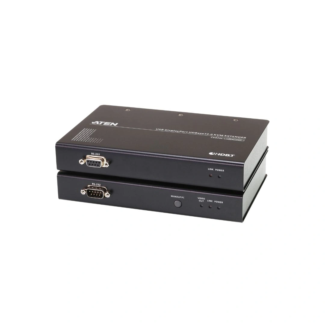 ATEN CE920 DisplayPort HDBaseT 2.0 KVM Extender – 4K 100M