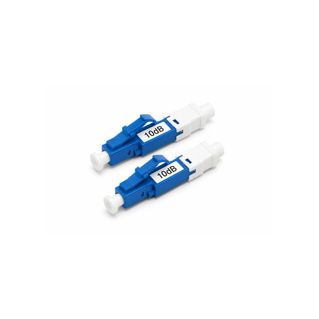 10dB LC Fiber Attenuator SM UPC Pack of 2