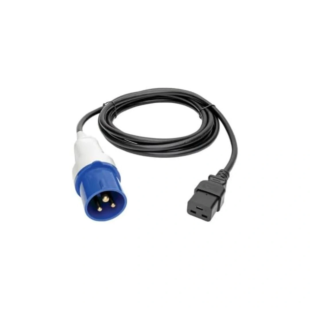 DKURVE® IEC C19 Power Cable – 16A 250V, 1.5mm² Full Copper, 3 Meter (Black)