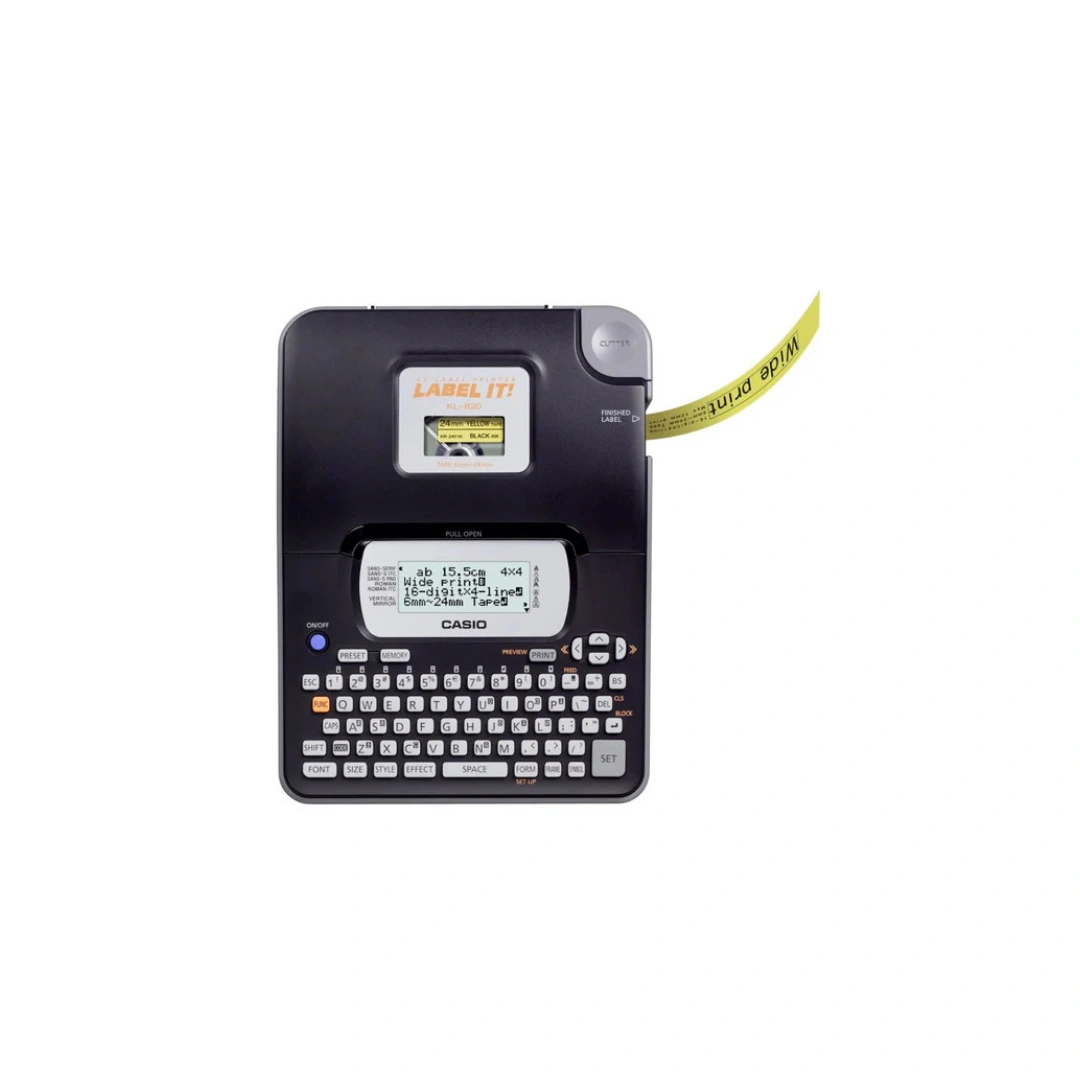 Casio KL-820 Portable Label Printer with Easy Keyboard