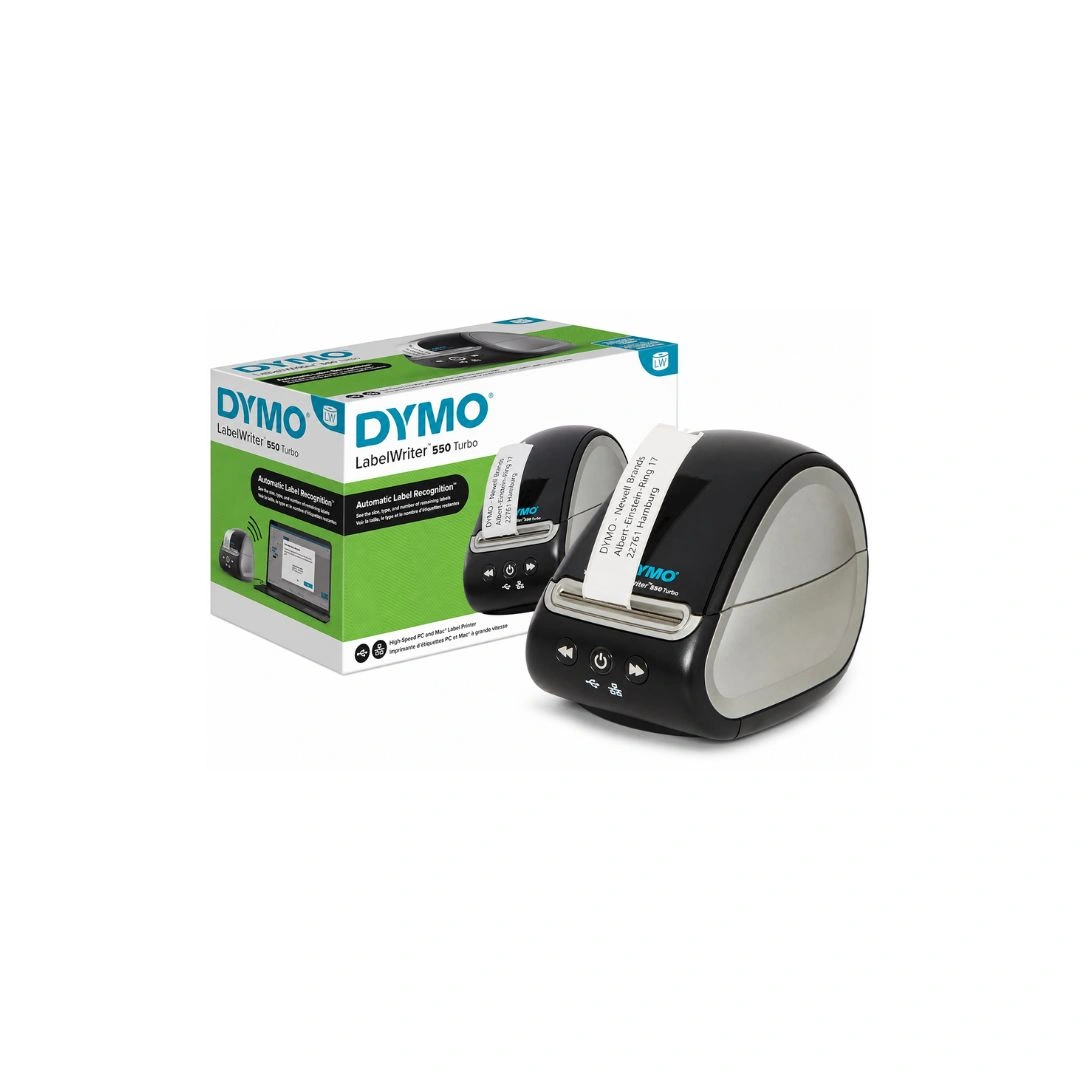 DYMO LabelWriter 550 Turbo Direct Thermal Label Printer USB Shipping Barcode Labels UAE