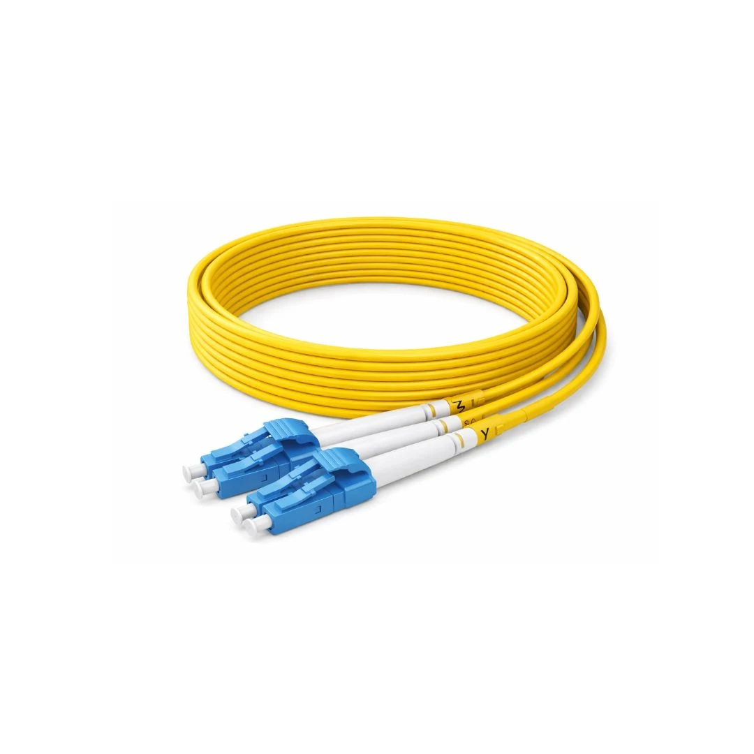 DKURVE® LC to LC Single Mode 70 Meter Duplex Fiber Patch Cable 9/125 OS2