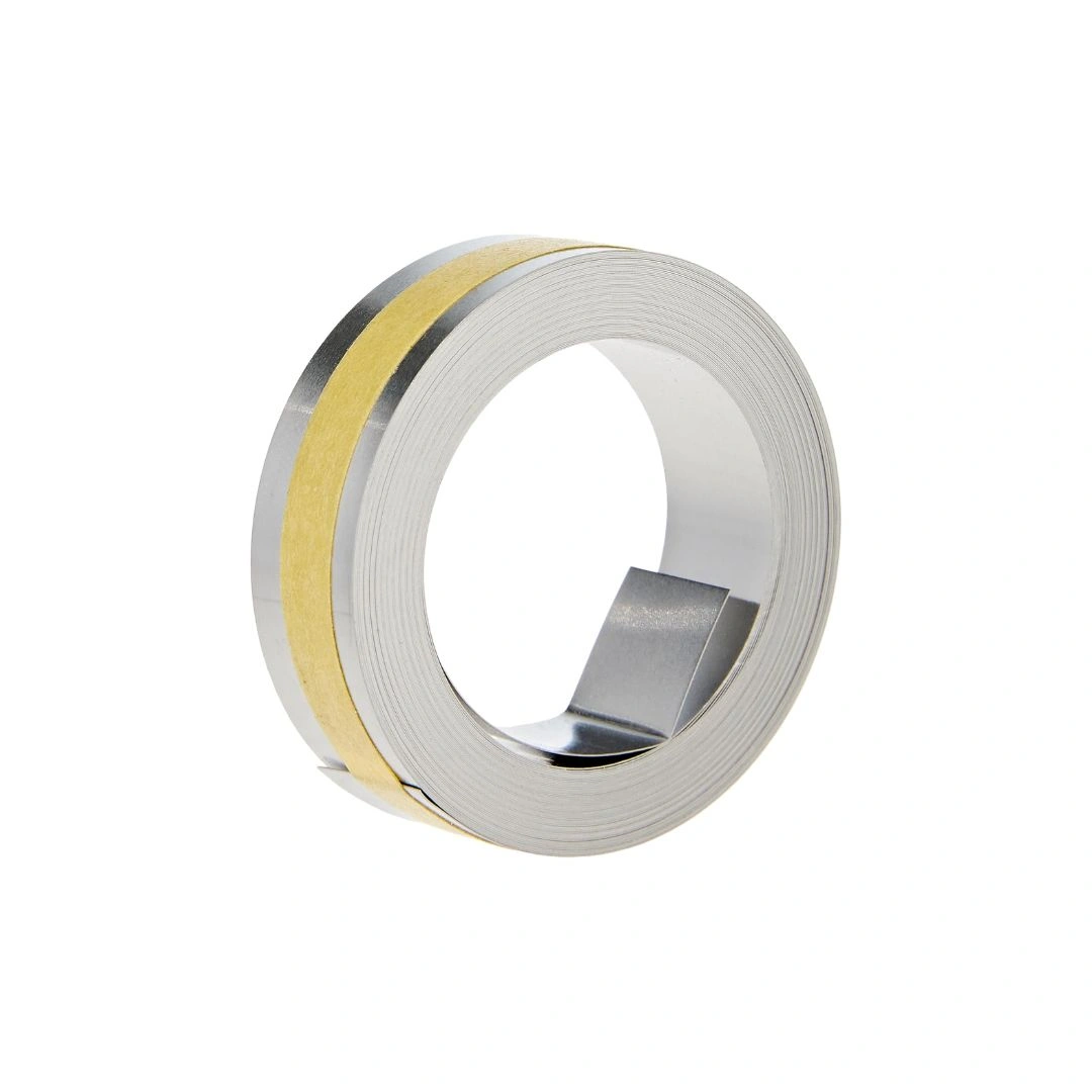 DYMO 32500 Non-Adhesive Stainless Steel Embossing Tape 12mm × 4.8m for Rhino M1011