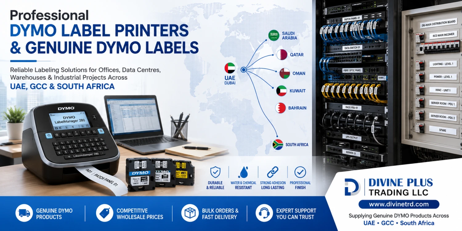 Complete Guide to DYMO Label Printers & Genuine DYMO Labels for Industrial and Office Use in UAE, GCC & South Africa