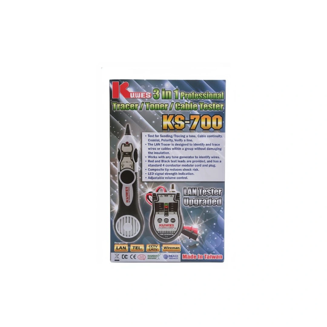 KUWES KS-700 3-in-1 Cable Tracer & Network Tester