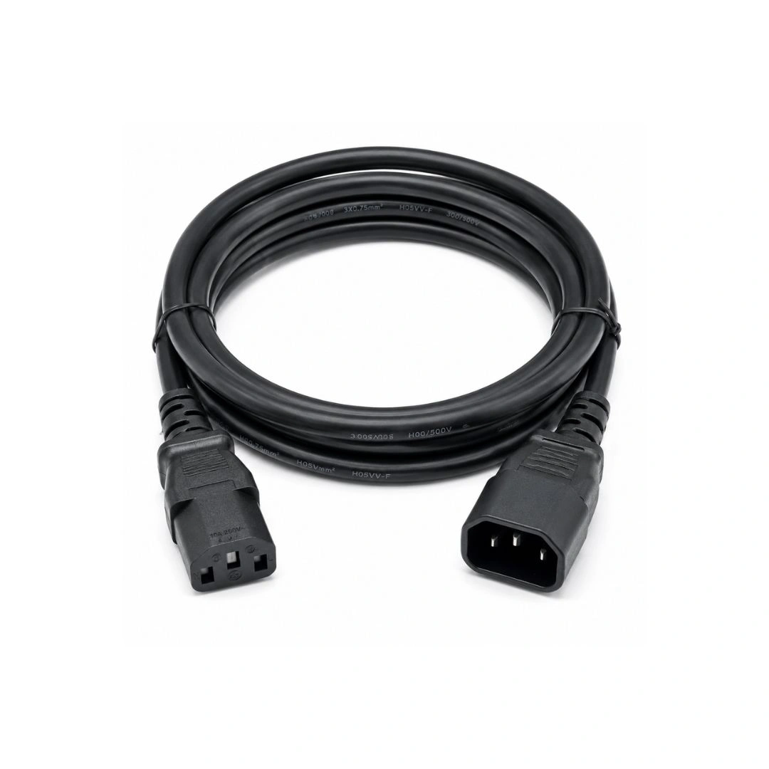 KUWES IEC C13 to C14 Power Cable – 0.75mm², 1.8 Meter