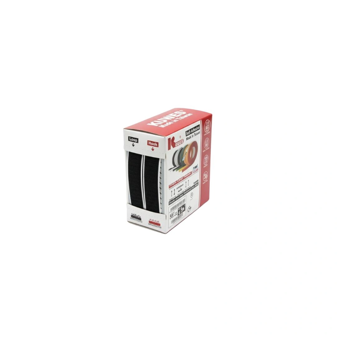 KUWES Self-Adhesive Hook & Loop Tape 20mm × 2.5m
