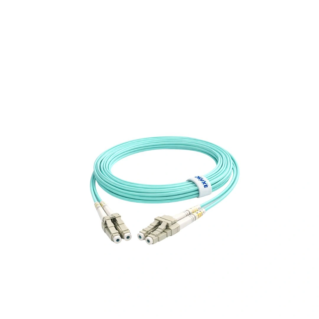 DKURVE® LC to LC OM3 Duplex Fiber Patch Cable 2.0mm (1.5m–10m)