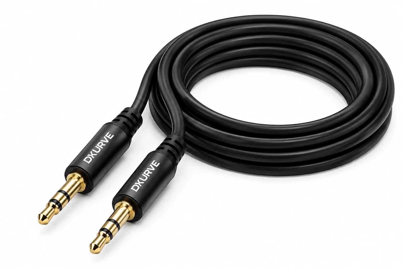 DKURVE 3.5mm AUX Audio Cable Male to Male – 5M, 10M & 15M