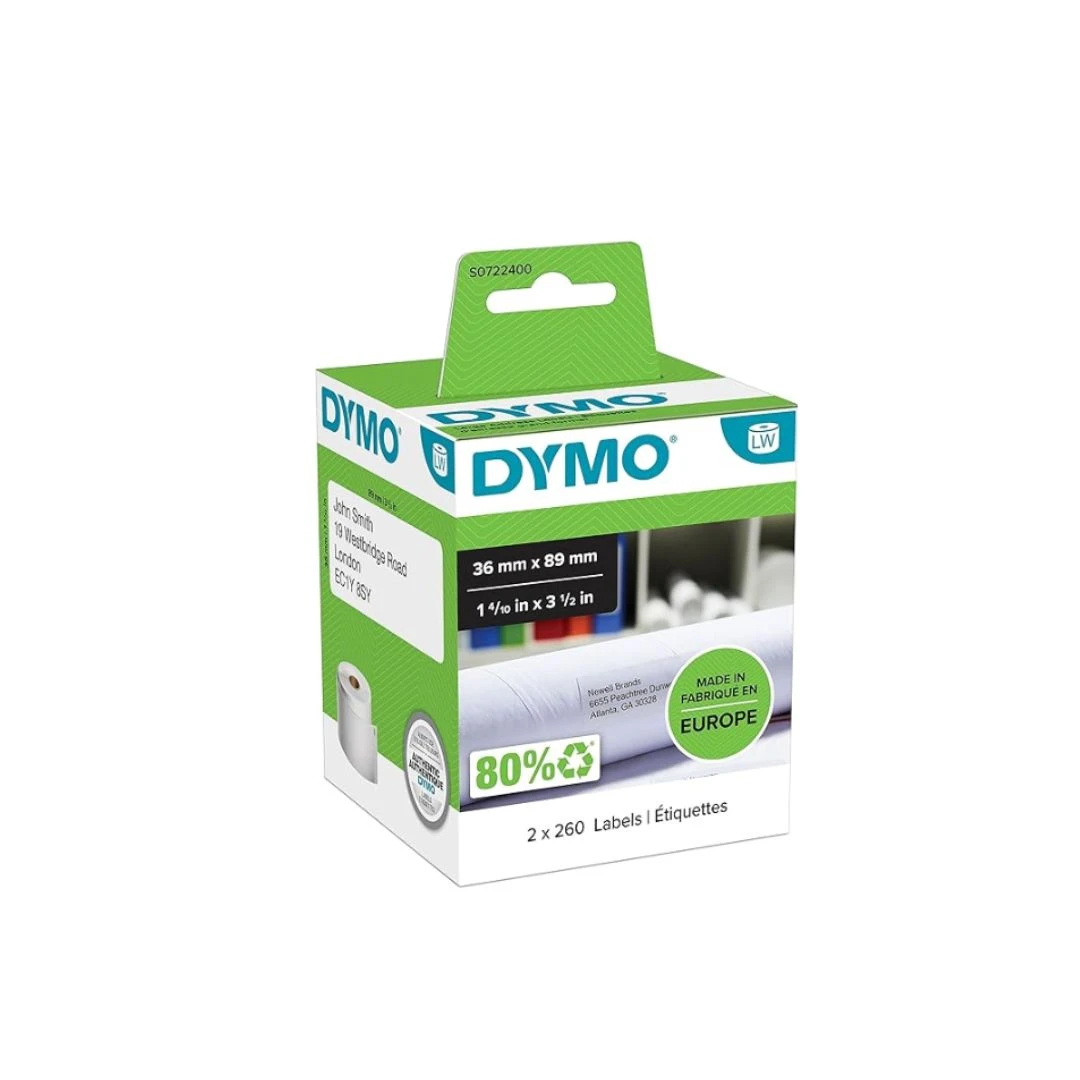 DYMO 99012 Large Address Labels 89 x 36mm (S0722400)