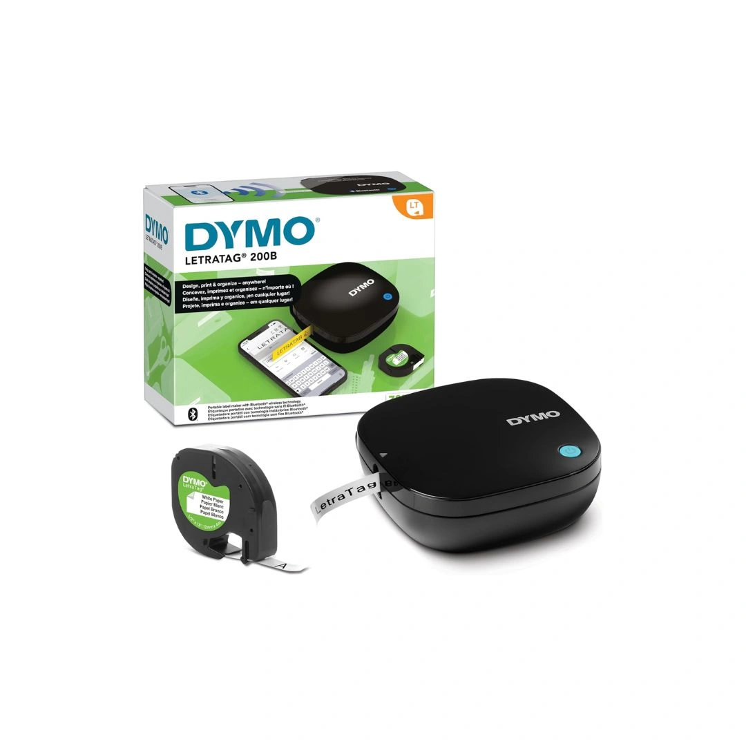DYMO LetraTag 200B Bluetooth Label Maker – Wireless Label Printer for iOS & Android
