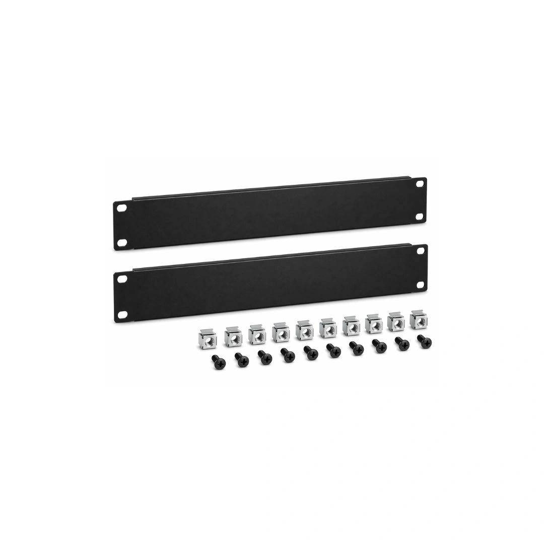 19 Inch 1U Blanking Panel Pack of 2 | Rack Cabinet Cover Plate | Divine Plus Trading UAE