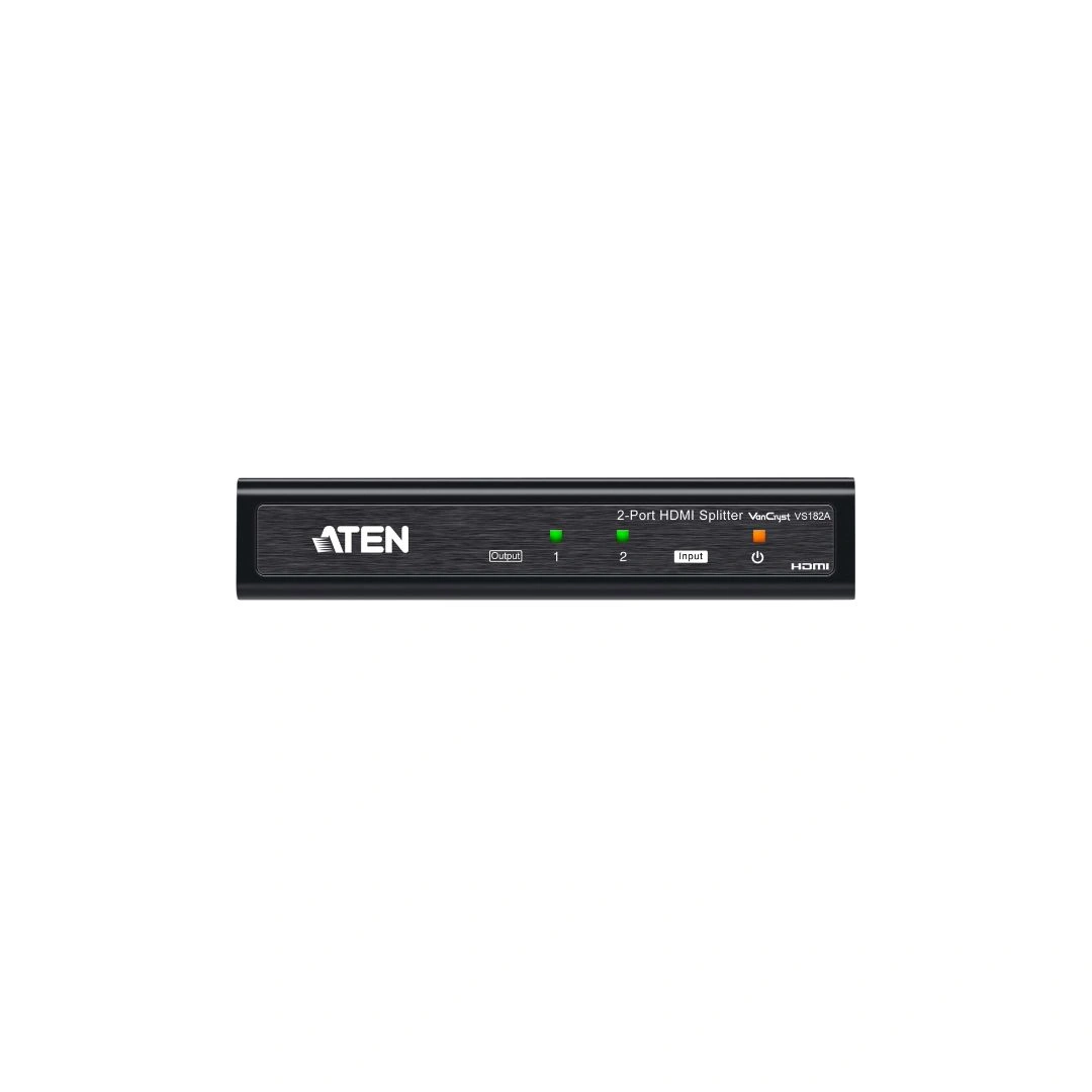 ATEN VS182A 2-Port 4K HDMI Video Splitter – 1 HDMI Input to 2 HDMI Outputs