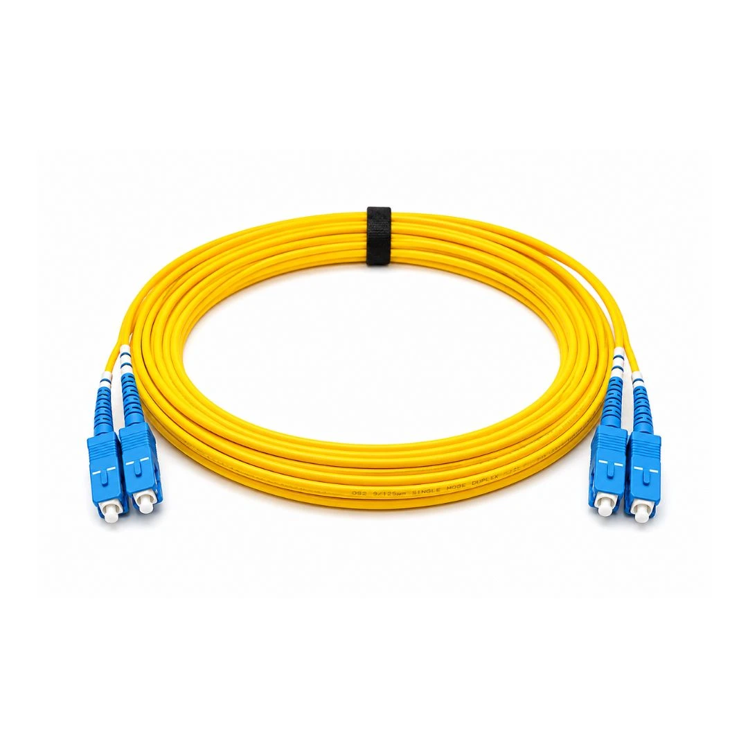 SC to SC Fiber Optic Patch Cable 50M – Single Mode OS2 Duplex