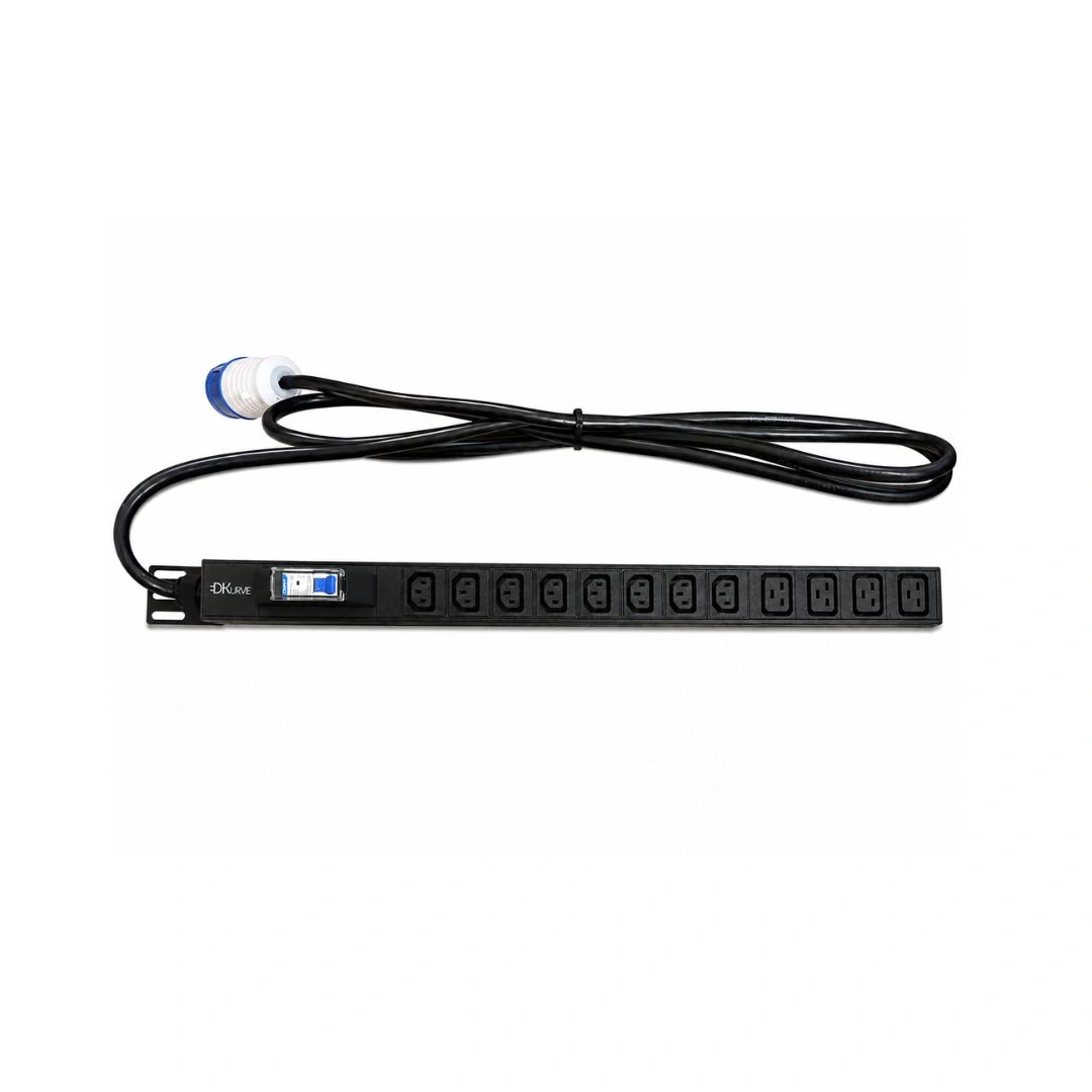 DKURVE 12 Way 32A Vertical PDU – 8xC13 4xC19 | 8000W