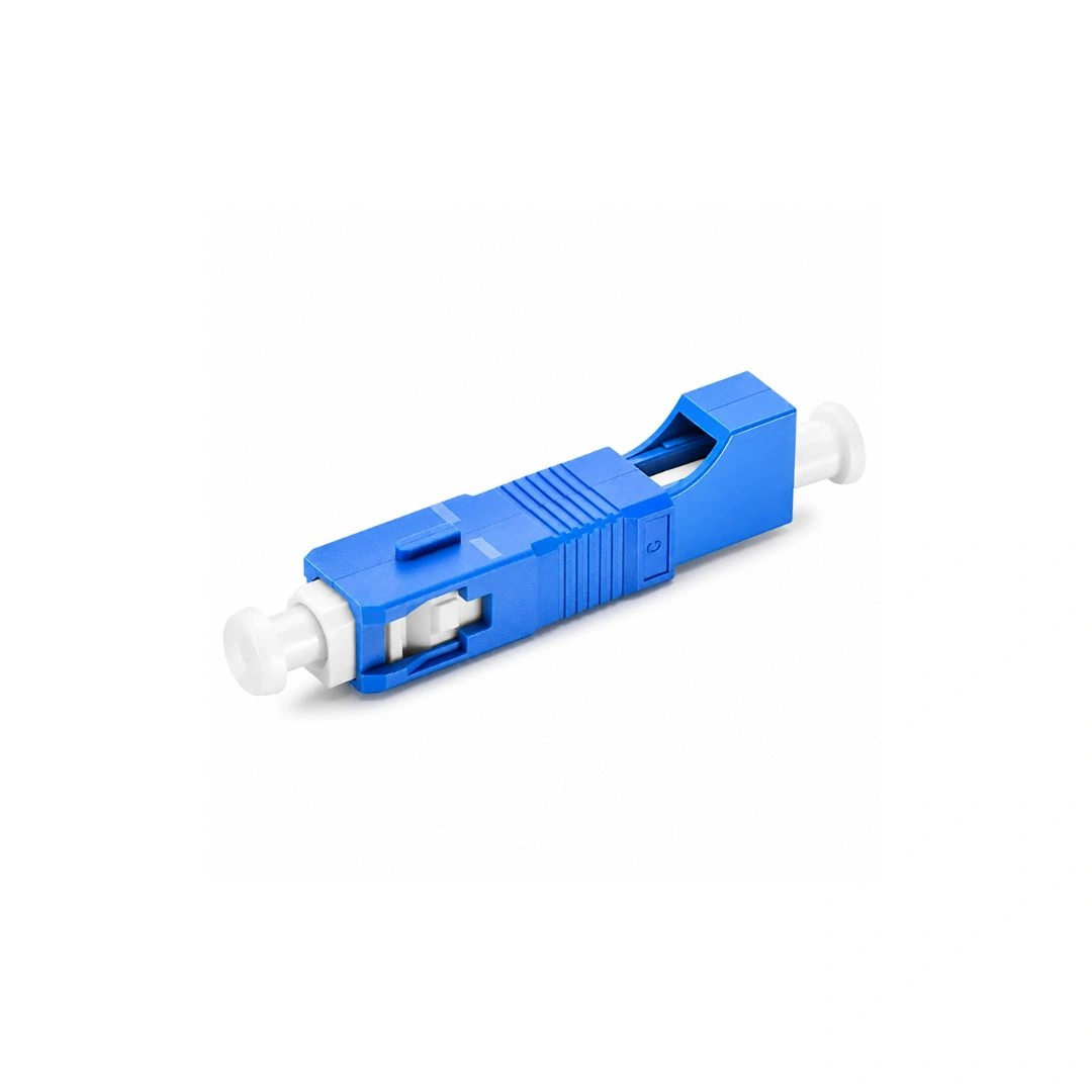 SC Male to LC Female Single Mode Fiber Optic Adapter | Hybrid Optical Converter