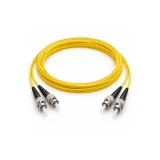 Single Mode Duplex ST to ST Fiber Optic Patch Cable, 2.0mm, 5 Meter