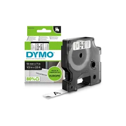 DYMO D1 Label Tape 45013 Black on White 12mm x 7m (S0720530)