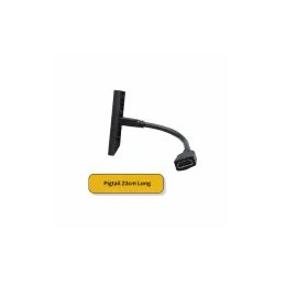 HDMI Wall Plate Outlet with 6-Inch Pigtail – 1 Port, Black