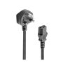 DKURVE® Kettle Lead 250V 13A Desktop Power Cable UK Mains Lead for PC Computer TV Monitor Printer etc, 3 Pin UK Plug to IEC 320 C13 AC Power Cord