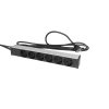 DU 6 Ft Long Extension Cord Heavy Duty PDU Socket for Home, Office, Industrial, Travel (6 WAY GERMAN)