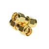 SMA Male to SMA Male Connectors RF Coaxial Adapter SMA Male Coupler for Antenna Radio