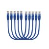 DKURVE 10-Pack Cat6 Ethernet Cable (Cat6 Cable, Cat 6 Cable) in 1 Foot 0.3M (BLUE)