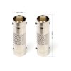 DKURVE® BNC Female to Female Coupler Connector Adapter for CCTV Camera Video SDI/BNC Cable Joining Extension, Pack of 10
