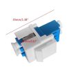 LC FIBER OPTIC ADAPTERS - Joined two LC duplex