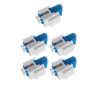 LC FIBER OPTIC ADAPTERS - Joined two LC duplex
