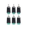 RCA Male Plug to AV Screw Terminal Audio Video Connector Speaker Wire to RCA Adapter