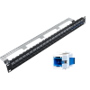 SC Fiber Optic UPC Patch Panel SC-SC Keystone Jack Pass