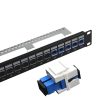 SC Fiber Optic UPC Patch Panel SC-SC Keystone Jack Pass