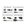 Video Balun RJ45 to BNC Transceiver Transmitter HD-CVI/TVI/AHD/CVBS with Power Connector for 1080P 3MP 4MP 5MP 8MP CCTV Security DVR Surveillance Camera System