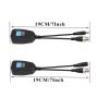 Video Balun RJ45 to BNC Transceiver Transmitter HD-CVI/TVI/AHD/CVBS with Power Connector for 1080P 3MP 4MP 5MP 8MP CCTV Security DVR Surveillance Camera System