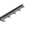 1U Cabinet Patch Panel With 24 Ports Pass-through Shield CAT6 RJ45 Network Keystone Coupler LAN Cable Adapter Ethernet Frame