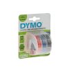 Dymo Embossing Tape 9mmx3M Assorted In A Blister Of 3Pc