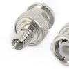 Sets Crimp On Type 3 Pieces BNC Male RG59 Coax Cable