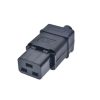 IEC320 C19 Power Plug Socket Adapter, Toptekits IEC 320 C19 Female DIY Rewirable Power Connector Adaptor 250VAC 16A