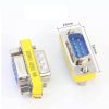 DB9 9 Pin Connector DB9 Male to Female Cable Gender Changer Coupler Adapter