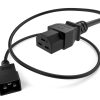 DKRUVE® IEC C20 to C21 16AWG 16A 250V Power Cord 1.8m