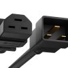 DKRUVE® IEC C20 to C21 16AWG 16A 250V Power Cord 1.8m
