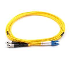 LC/UPC to FC/UPC Duplex Fiber Optic Patch Cable - 9/125µm Singlemode OS2