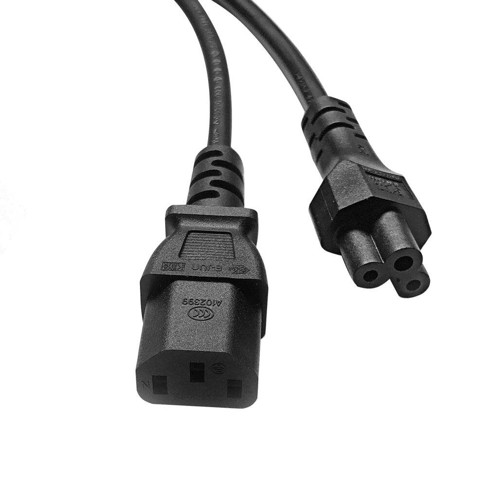C14 to C5+C13 Y Splitter Power Plug Cord,Single C14 Male to C13+C5 Female Splitter Adapter Cable Cord dkurve