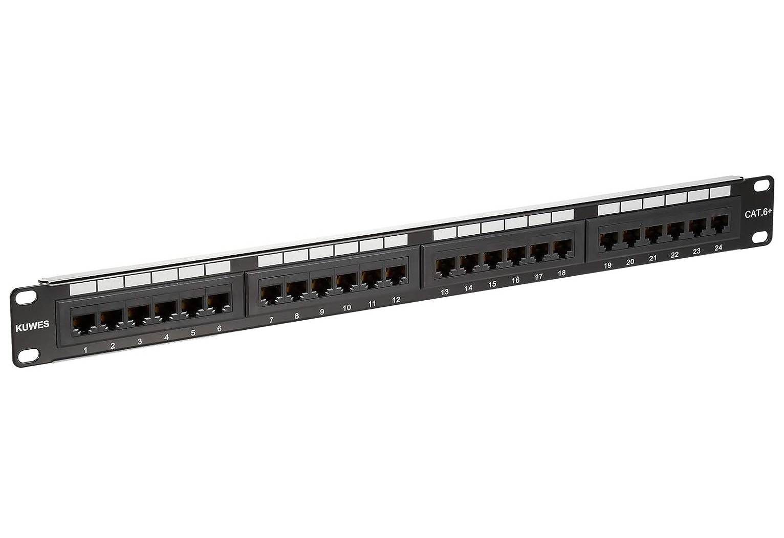 Kuwes Panel Patch Standard CAT6 Copper 24 Port UTP